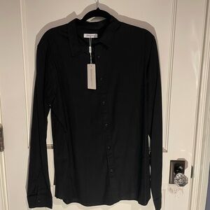 Black Jekaoyi Longsleeve Shirt. Medium. Brand New